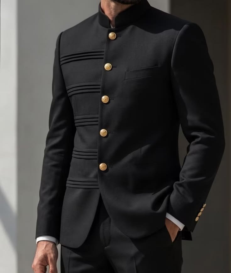 A bespoke tailor's inside guide to how a Bandhgala jacket for men is made — the collar, canvas, fabric, and hand-finishing that define India's most structured jacket.